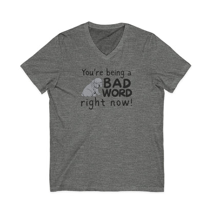 Bad Word V-Neck T-Shirt