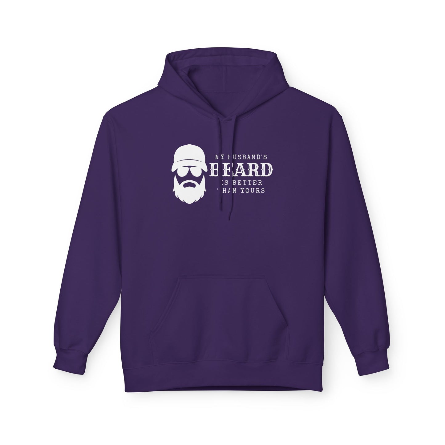 My Husband's Beard Fleece Hoodie