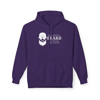 My Husband's Beard Fleece Hoodie