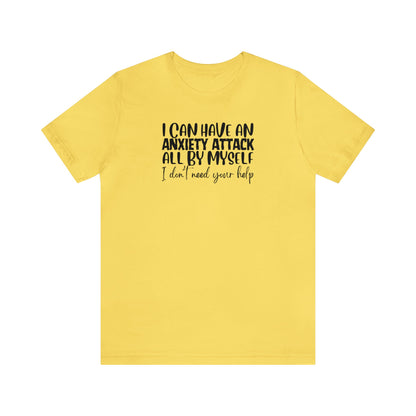 "Anxiety Attack" Unisex Short Sleeve Tee