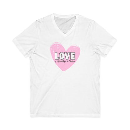 Love is Literally a Scam V-Neck T-Shirt