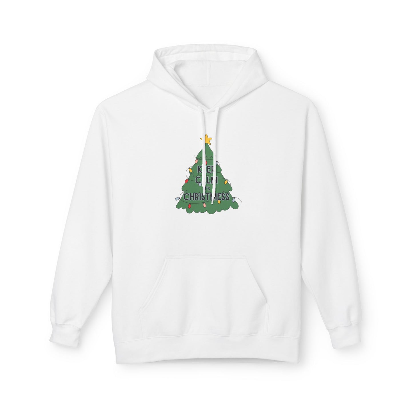 Keep Calm It's Christmess Fleece Hoodie