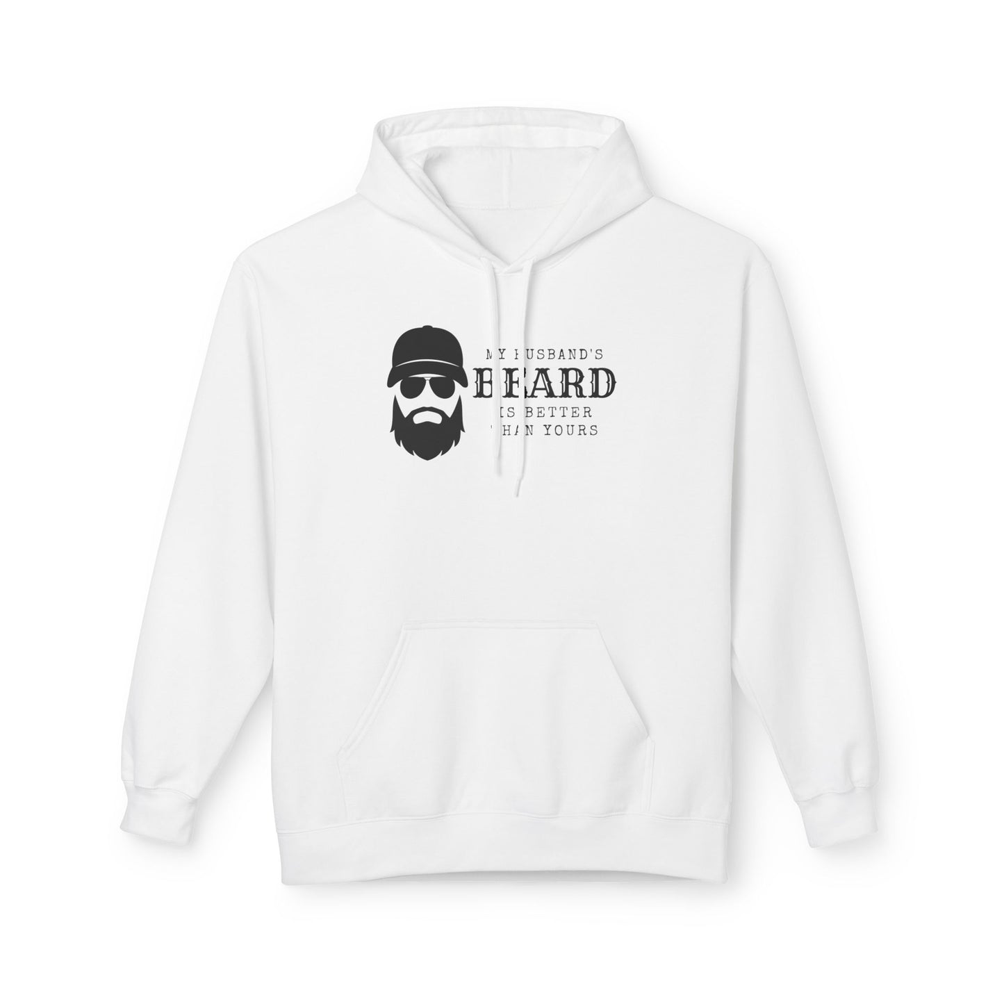 My Husband's Beard Fleece Hoodie