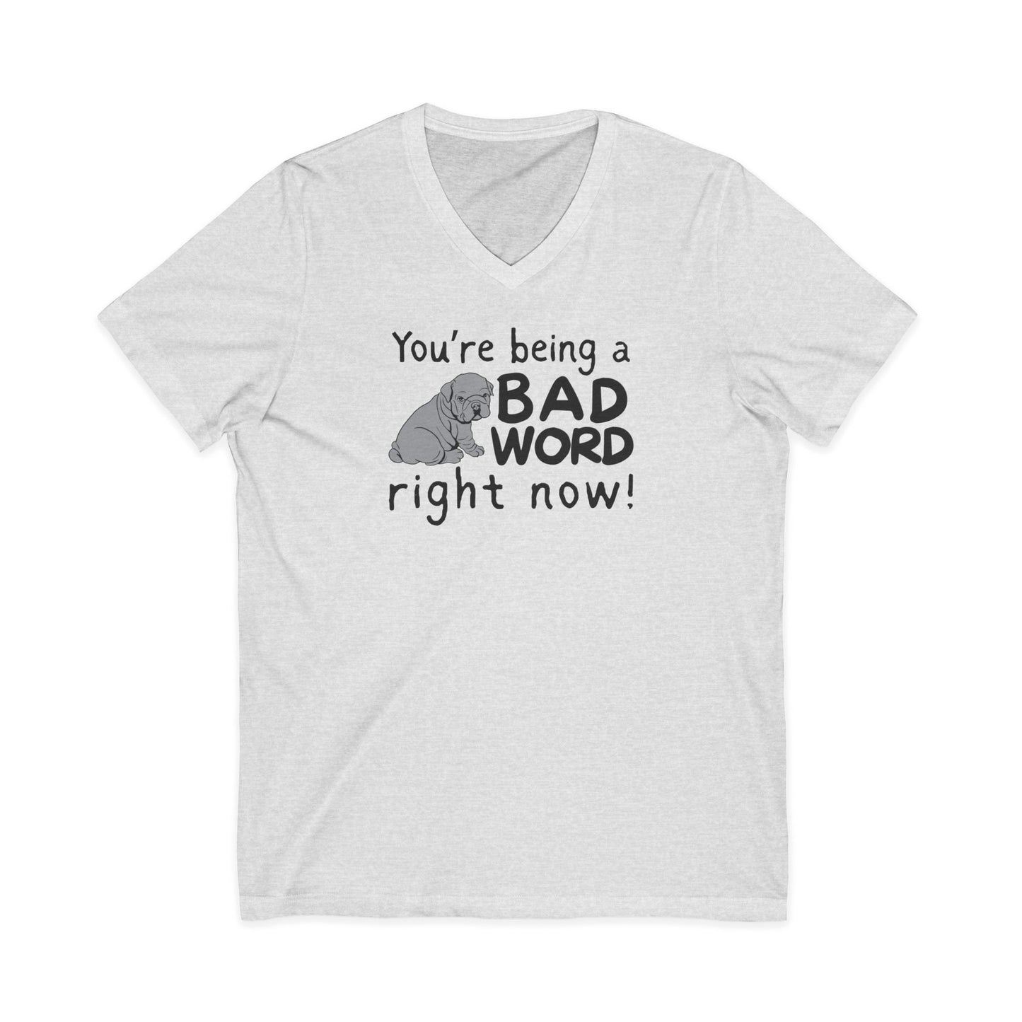 Bad Word V-Neck T-Shirt