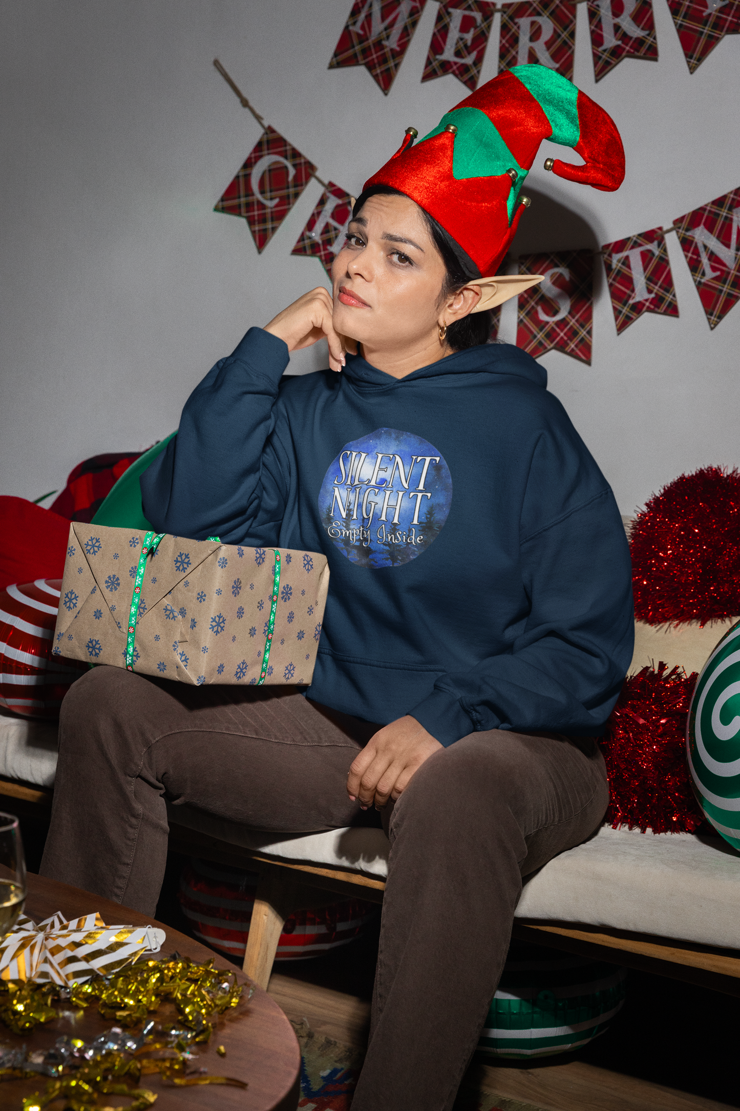 Silent Night Fleece Hoodie