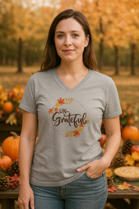 Un-Grateful V-Neck T-Shirt