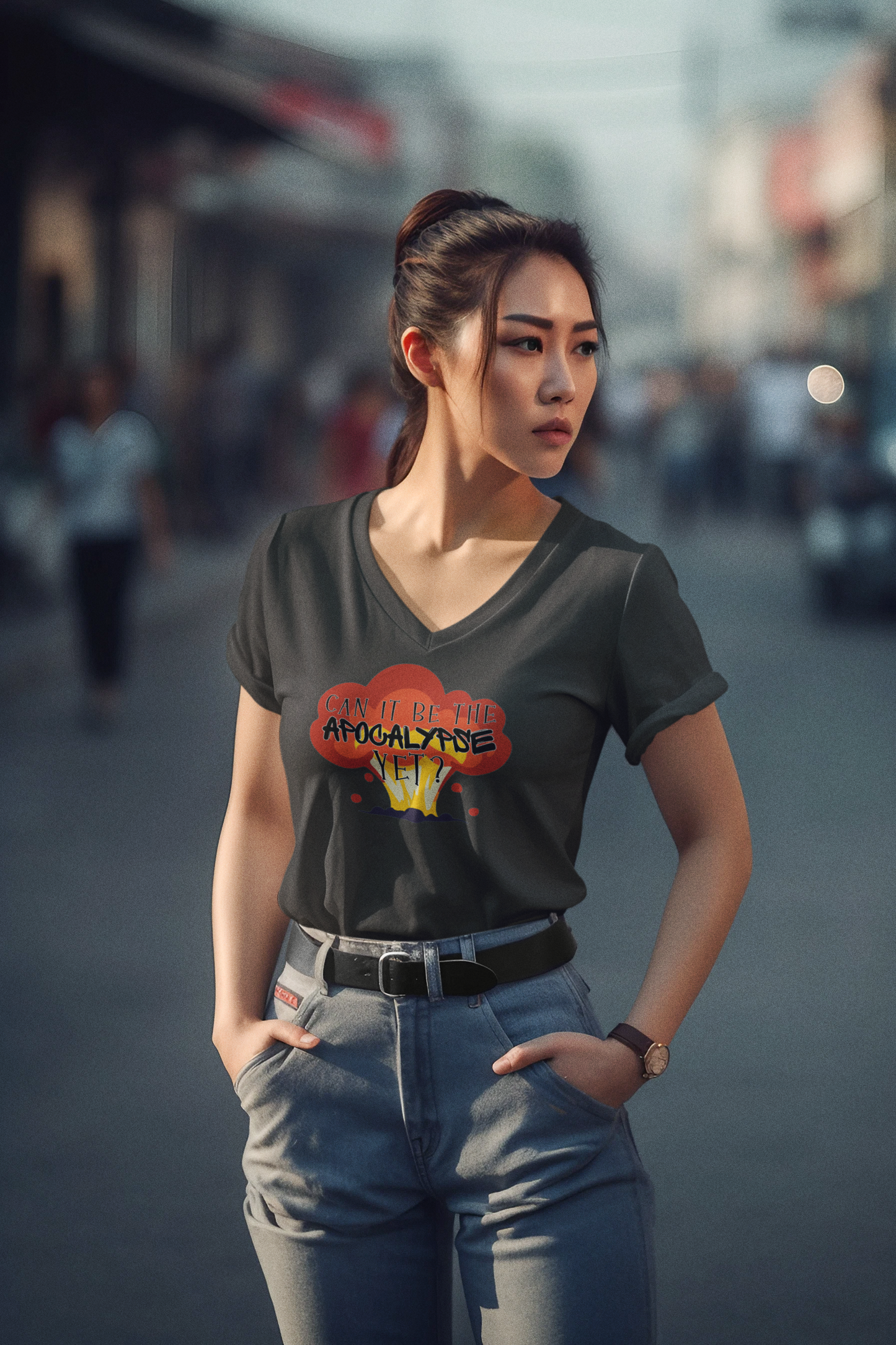 Apocalypse V-Neck T-Shirt