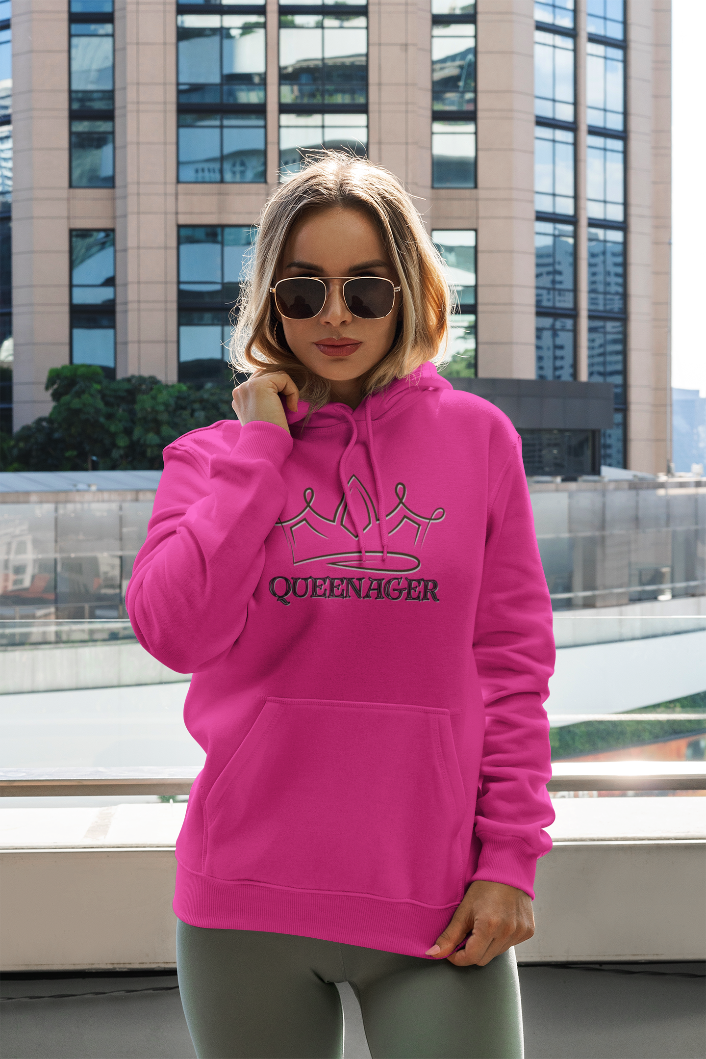 Queenager Fleece Hoodie