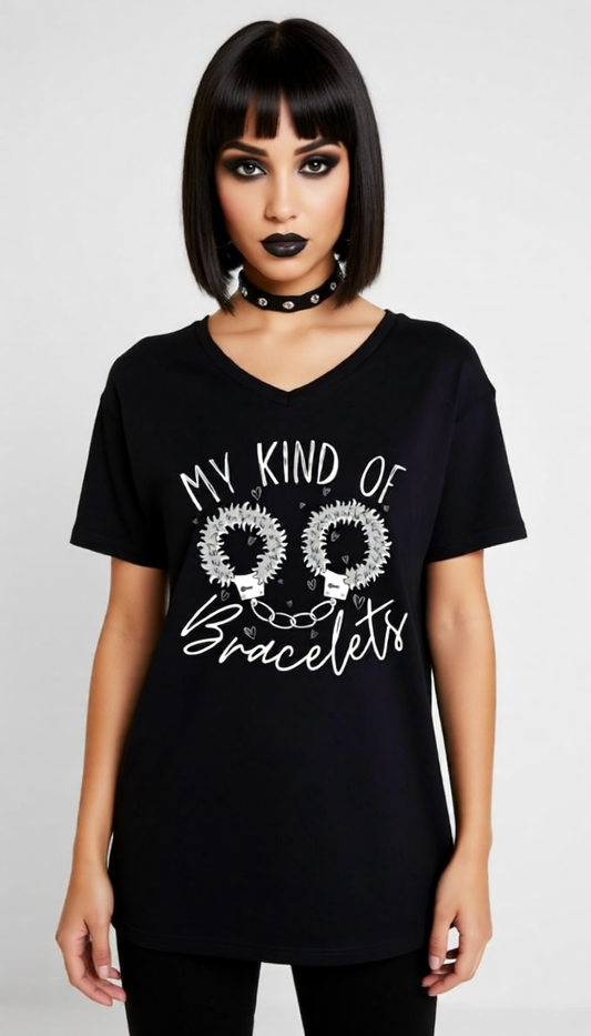 Bracelets V-Neck T-Shirt