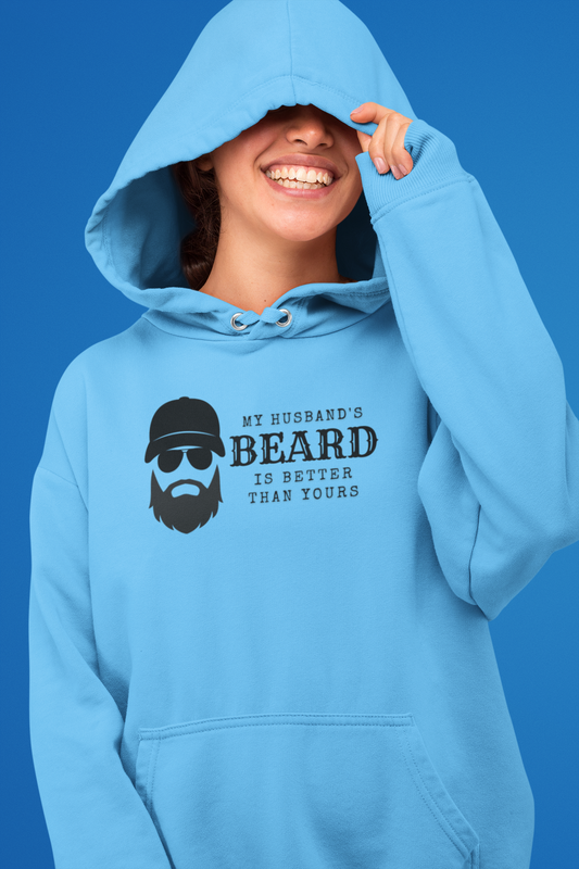 My Husband's Beard Fleece Hoodie
