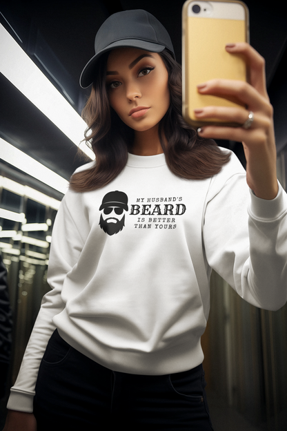 My Husband's Beard Crewneck Sweatshirt