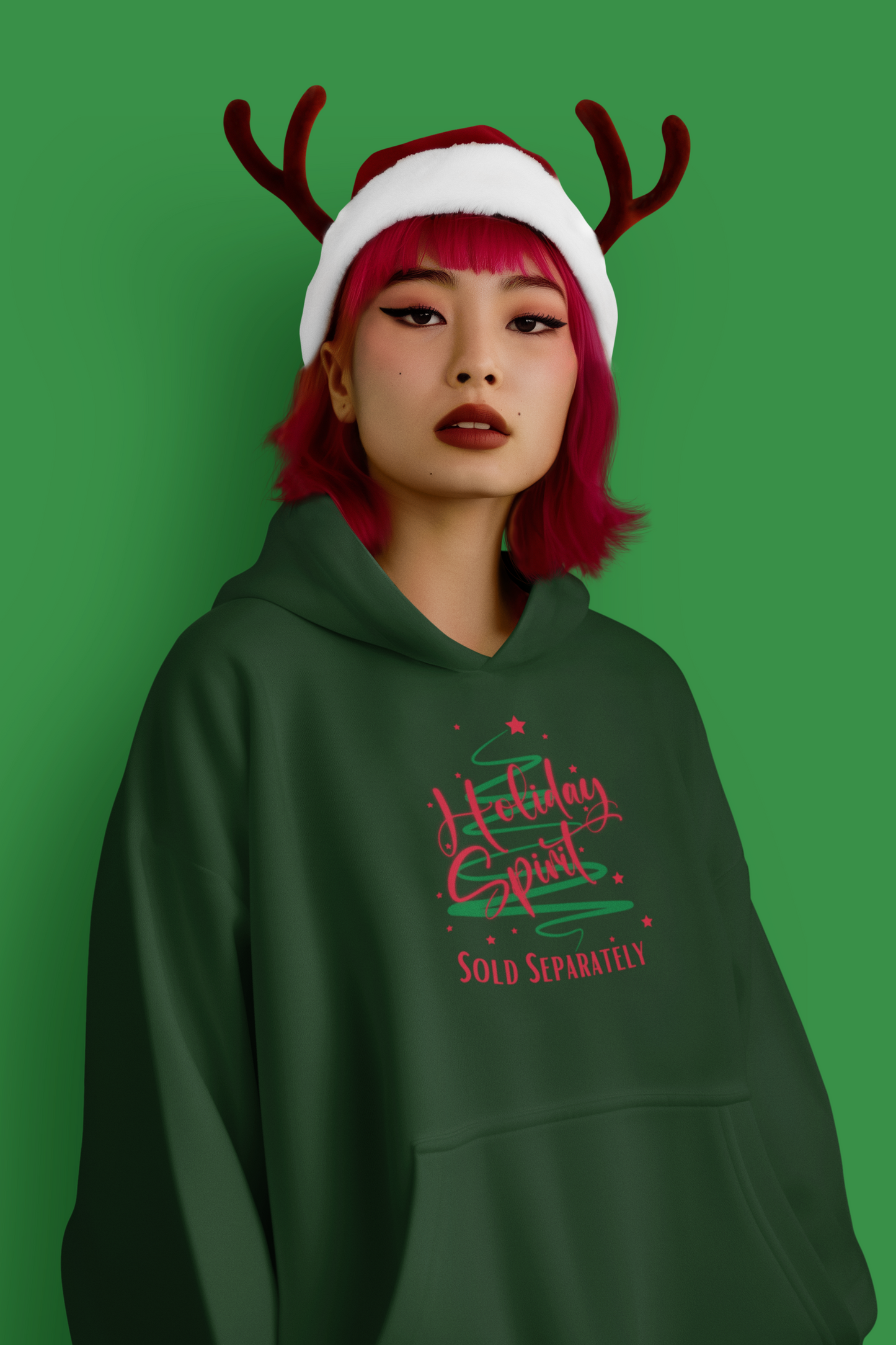 Holiday Spirit Fleece Hoodie