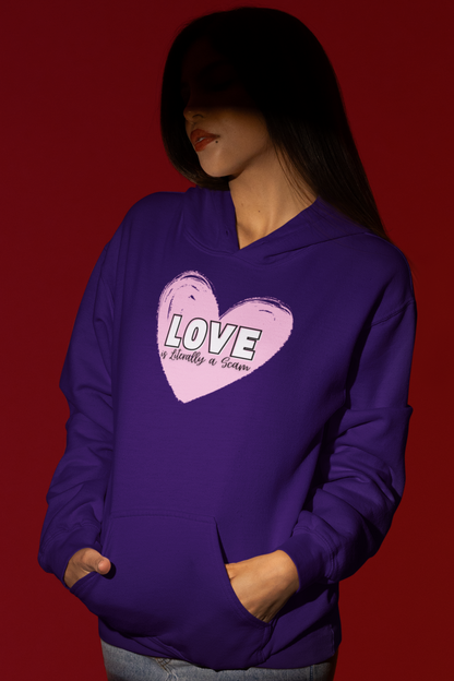 Love is Literally a Scam Fleece Hoodie
