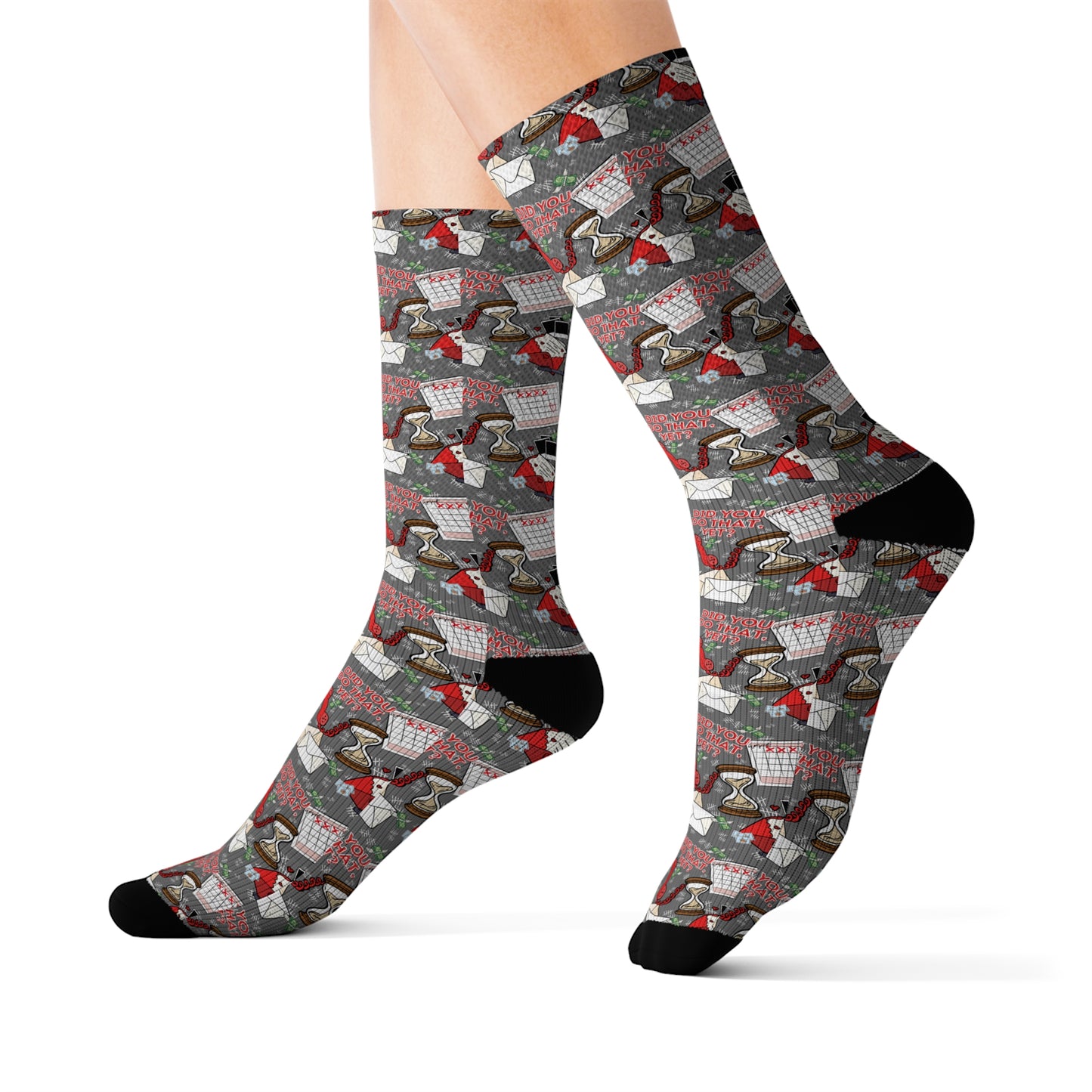 "Did You Do That Yet?" Prison Wife Sublimation Socks