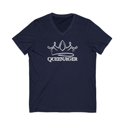 Queenager V-Neck T-Shirt