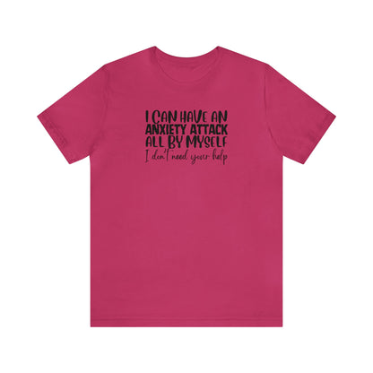 "Anxiety Attack" Unisex Short Sleeve Tee