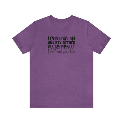 "Anxiety Attack" Unisex Short Sleeve Tee