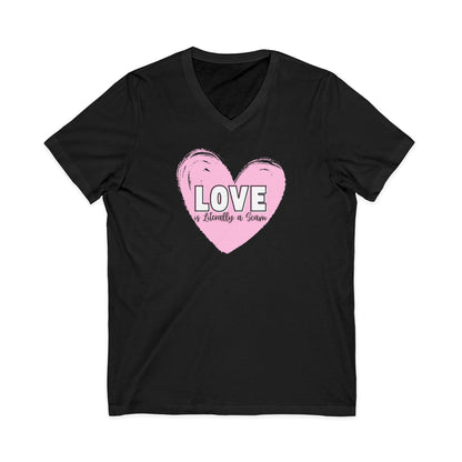 Love is Literally a Scam V-Neck T-Shirt