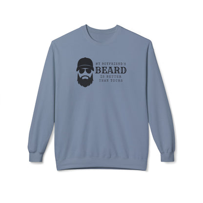 My Boyfriend's Beard Crewneck Sweatshirt