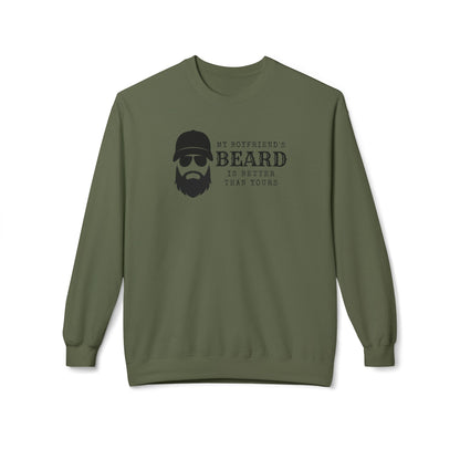 My Boyfriend's Beard Crewneck Sweatshirt