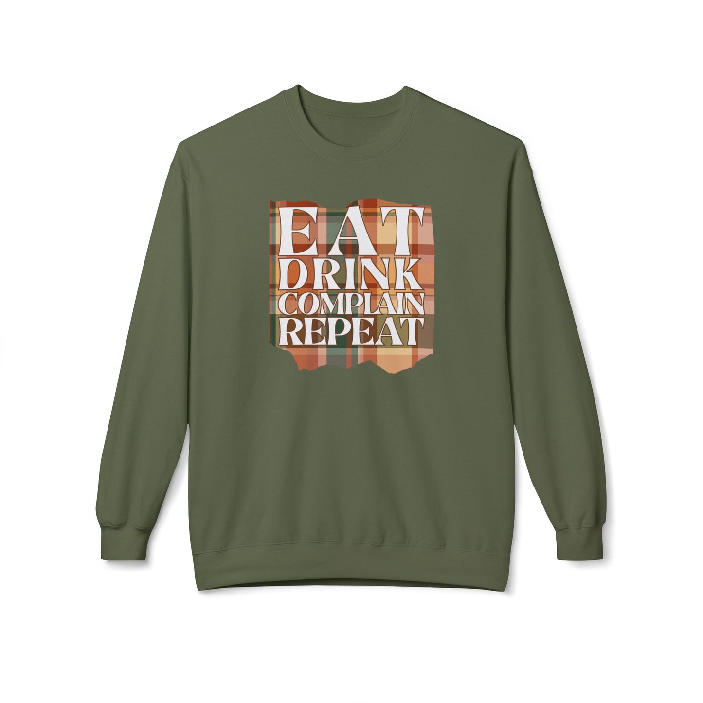 Eat Drink Complain Repeat Crewneck Sweatshirt