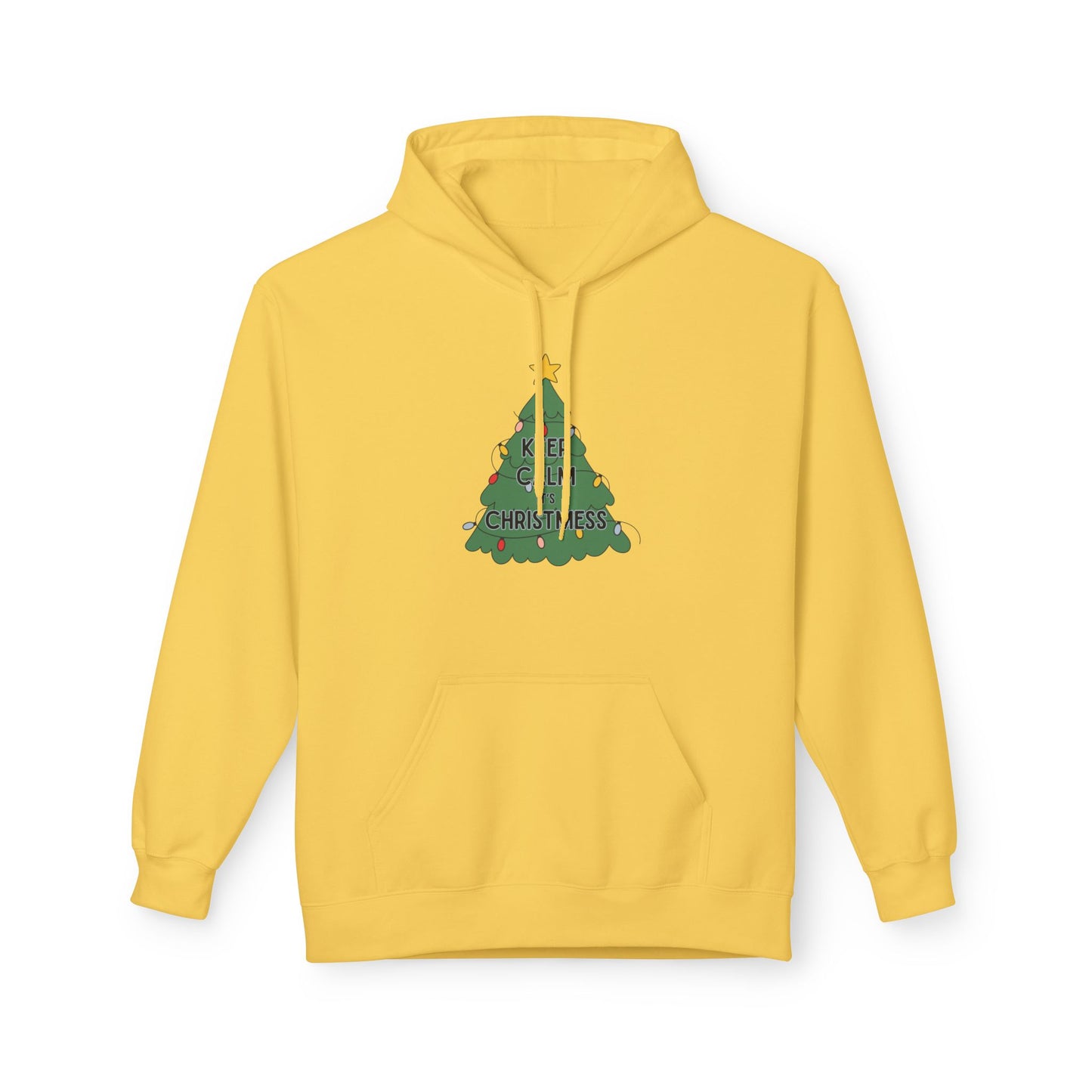 Keep Calm It's Christmess Fleece Hoodie
