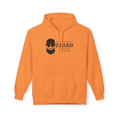 My Boyfriend's Beard Fleece Hoodie