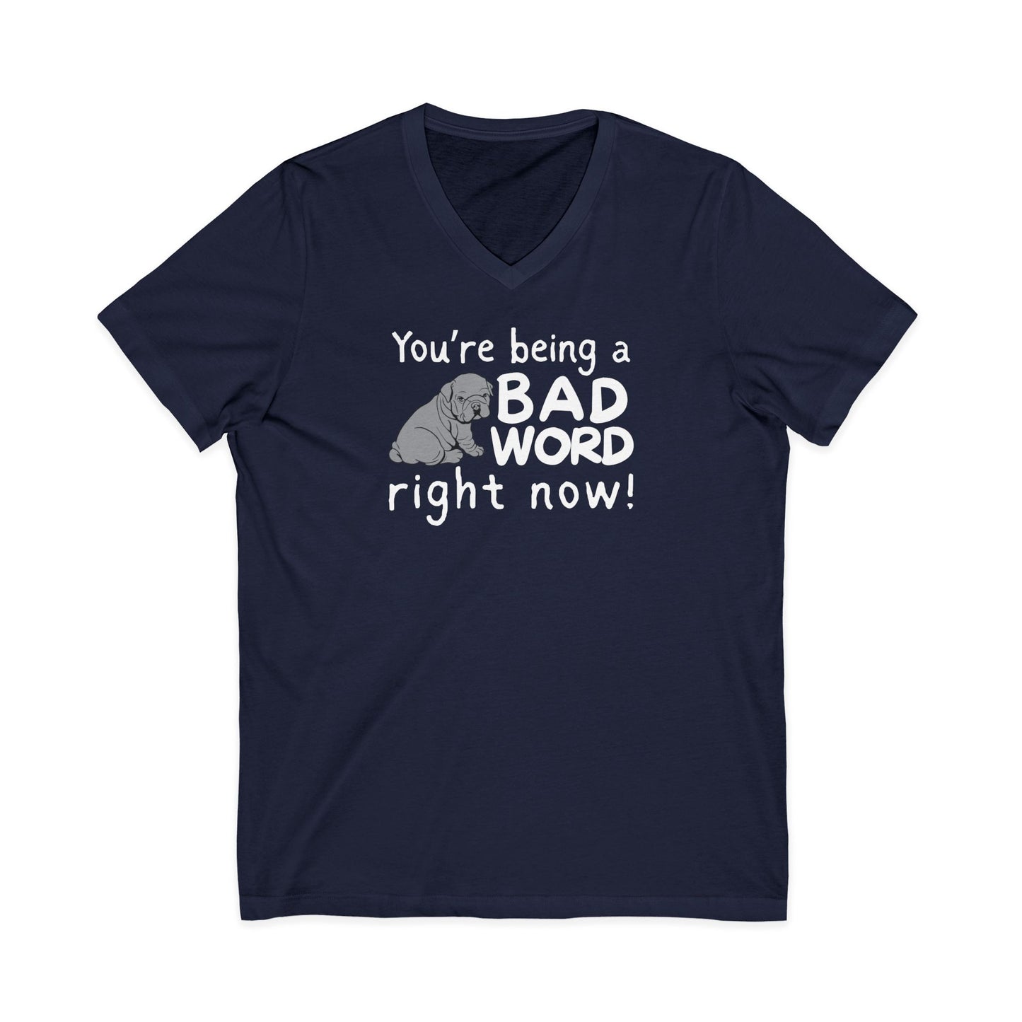 Bad Word V-Neck T-Shirt