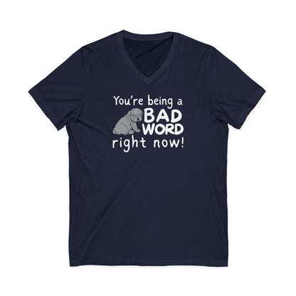 Bad Word V-Neck T-Shirt