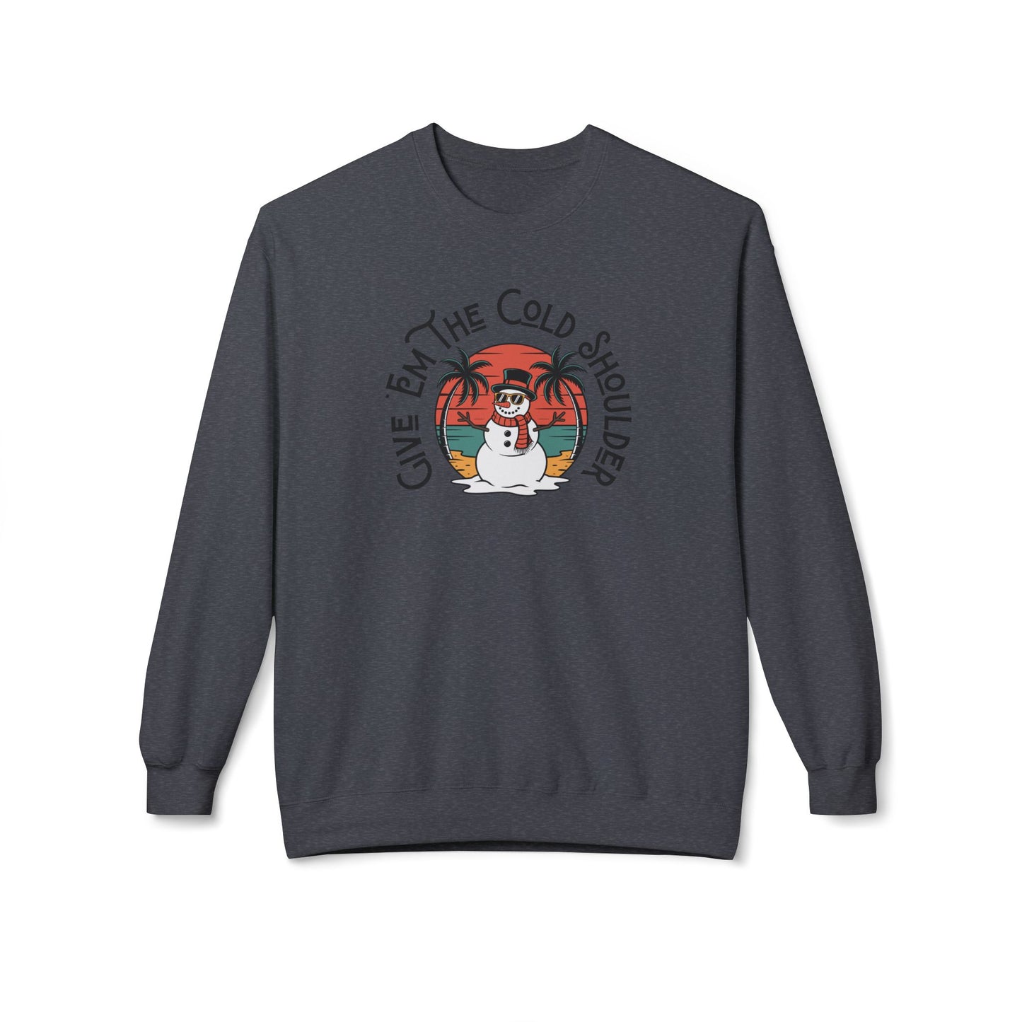 Cold Shoulder Crewneck Sweatshirt