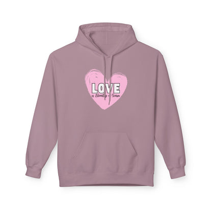 Love is Literally a Scam Fleece Hoodie