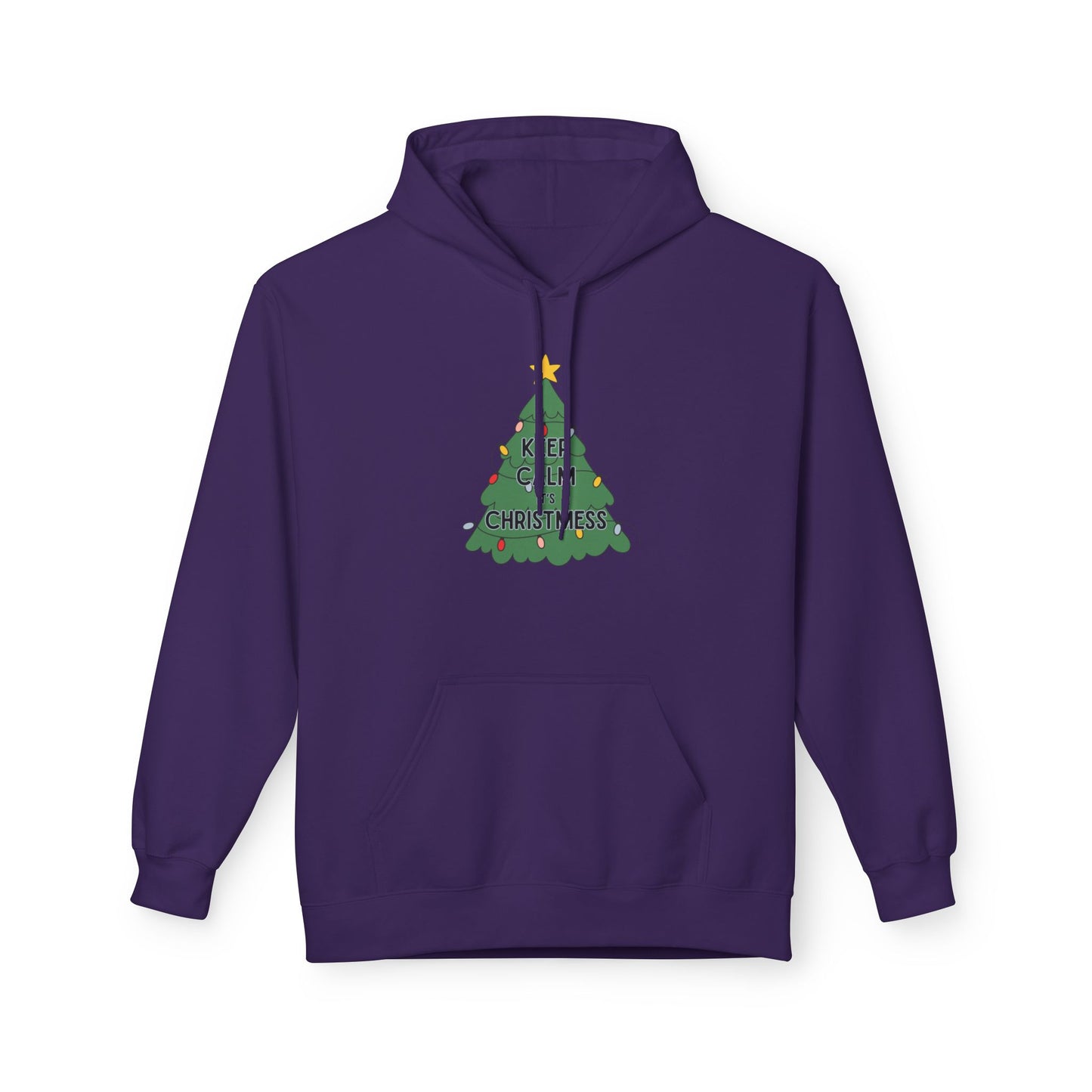 Keep Calm It's Christmess Fleece Hoodie