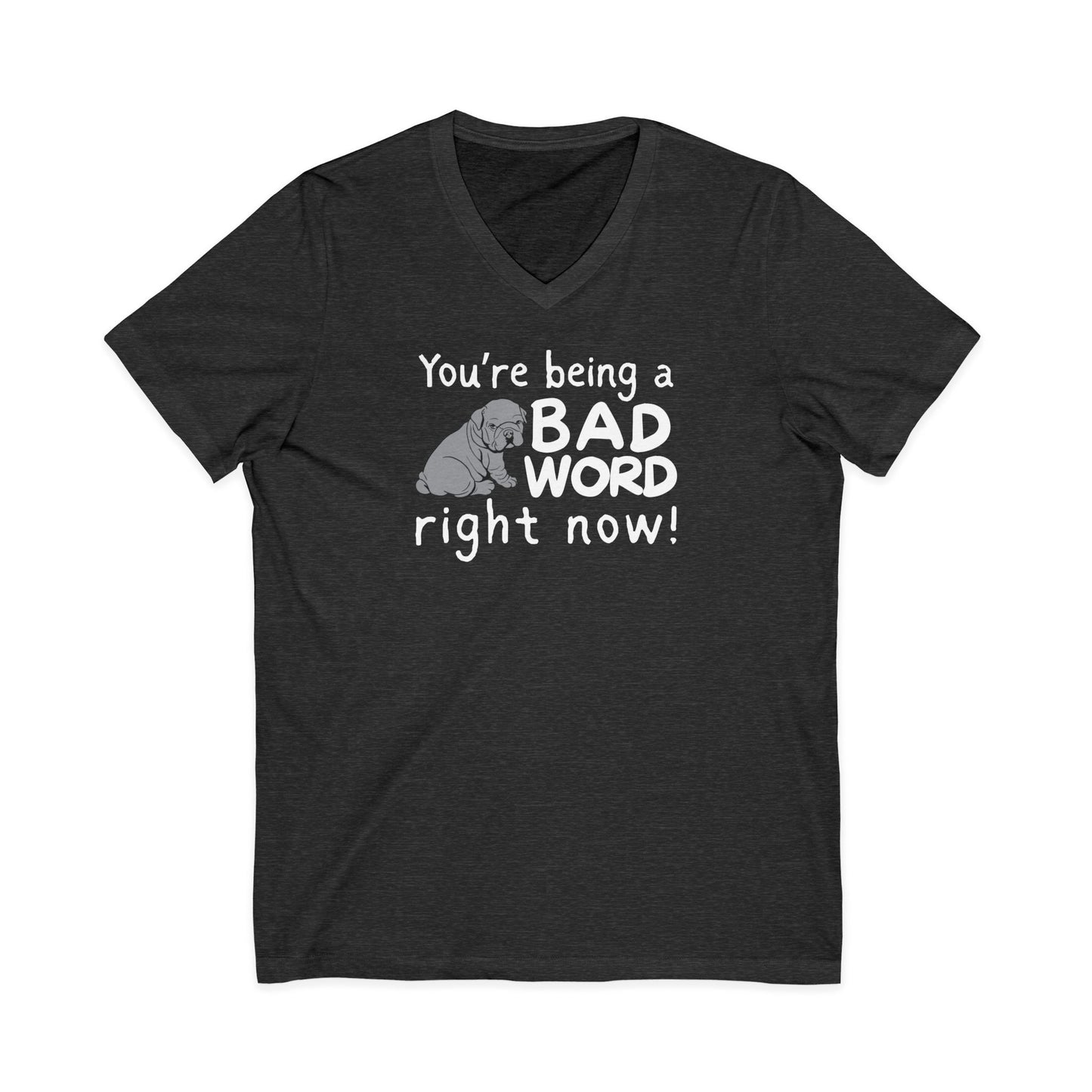 Bad Word V-Neck T-Shirt