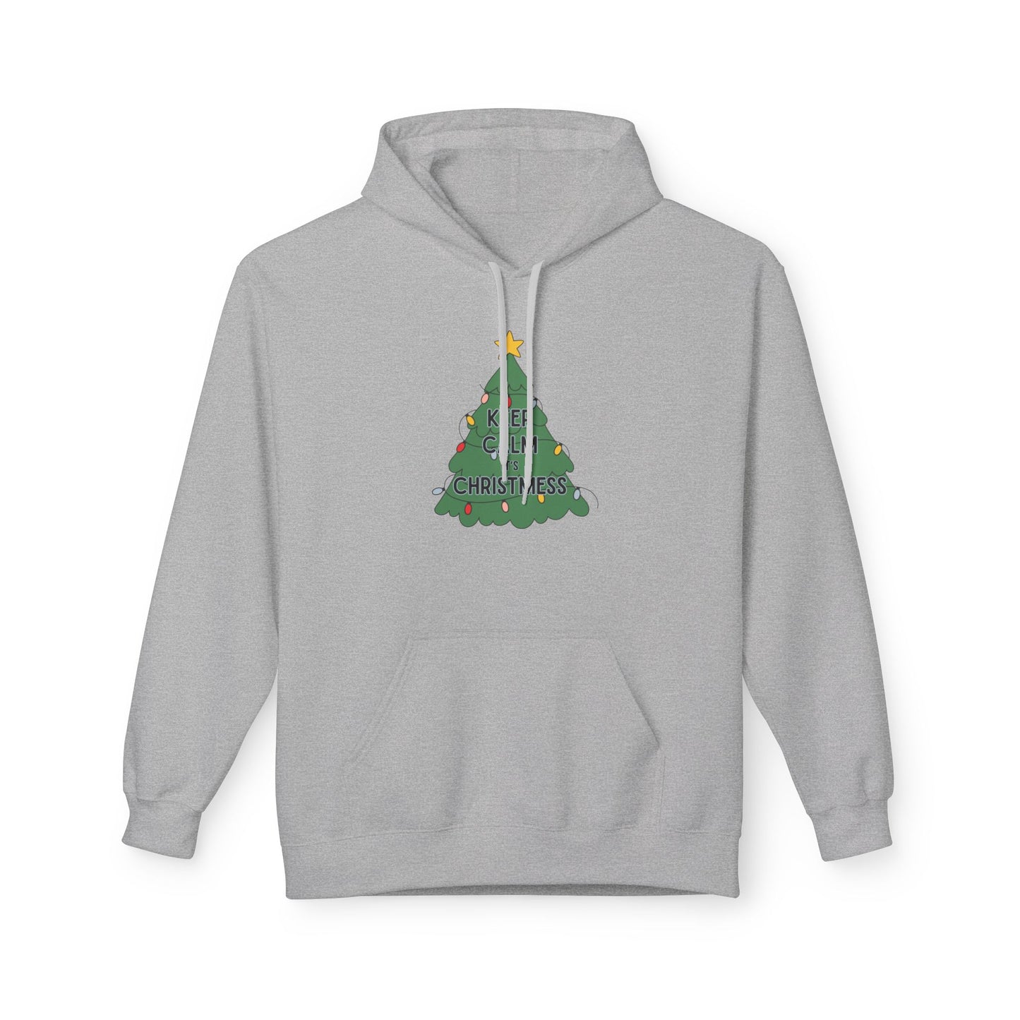 Keep Calm It's Christmess Fleece Hoodie