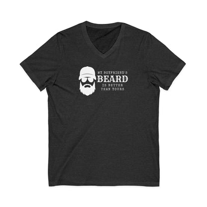 My Boyfriend's Beard V-Neck T-Shirt