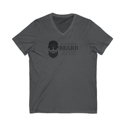 My Husband's Beard V-Neck T-Shirt