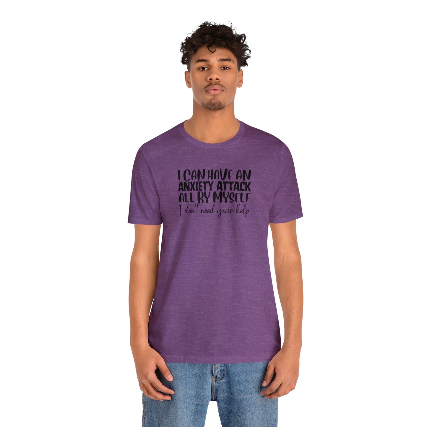 "Anxiety Attack" Unisex Short Sleeve Tee
