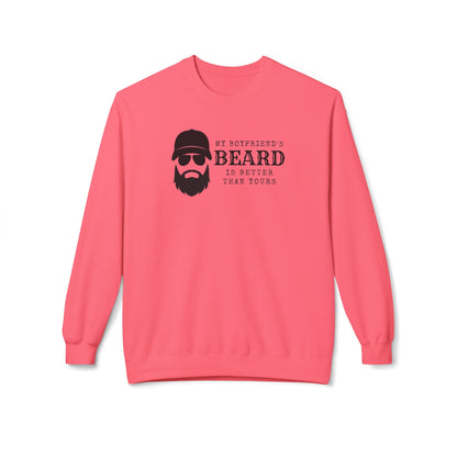 My Boyfriend's Beard Crewneck Sweatshirt