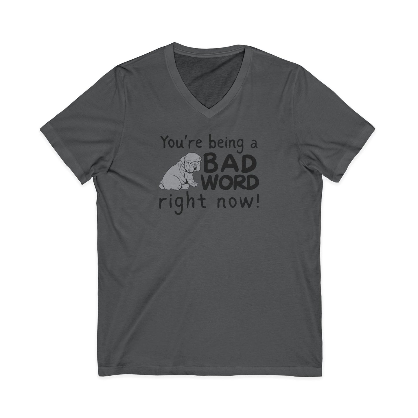 Bad Word V-Neck T-Shirt