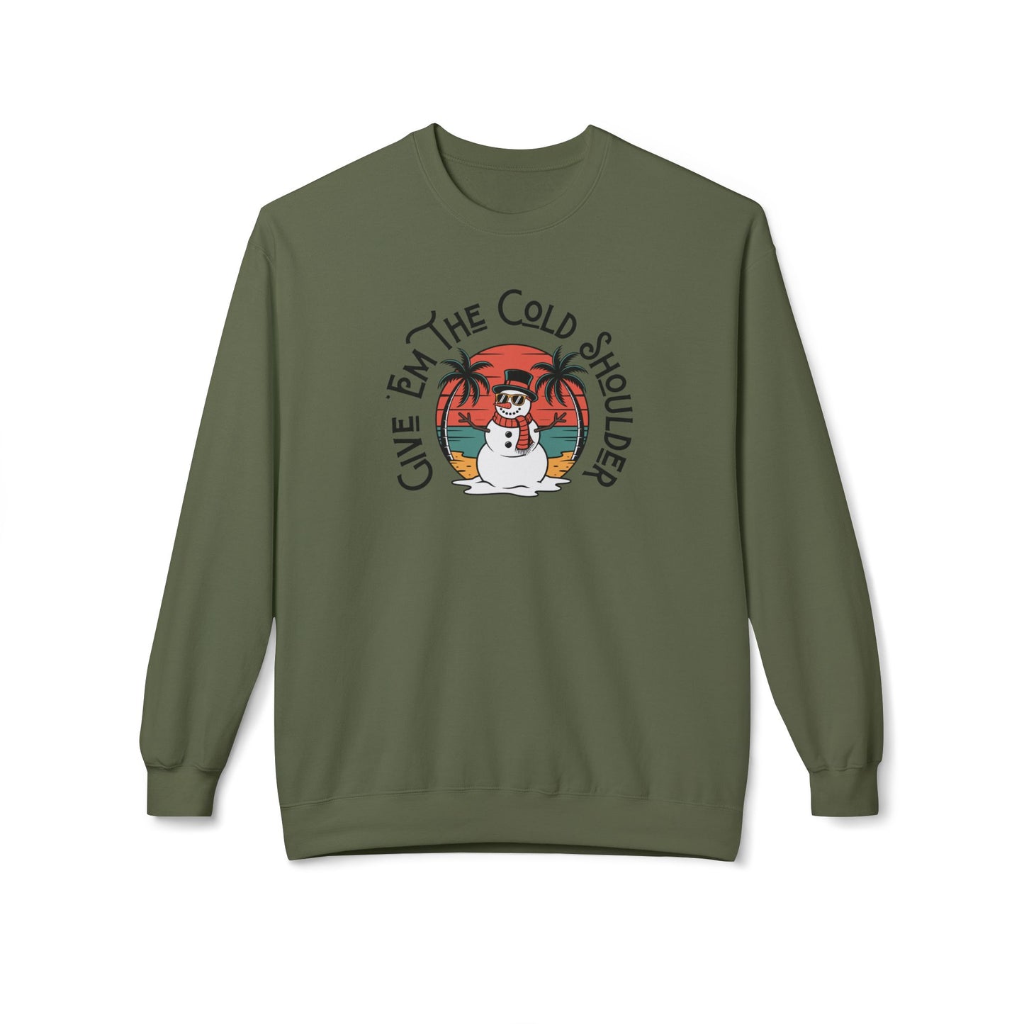 Cold Shoulder Crewneck Sweatshirt