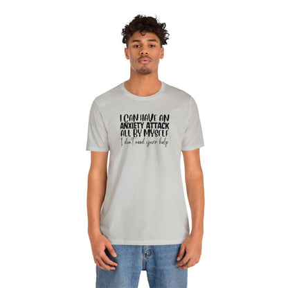 "Anxiety Attack" Unisex Short Sleeve Tee