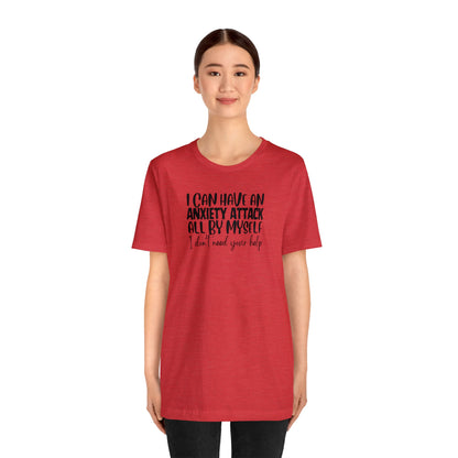 "Anxiety Attack" Unisex Short Sleeve Tee