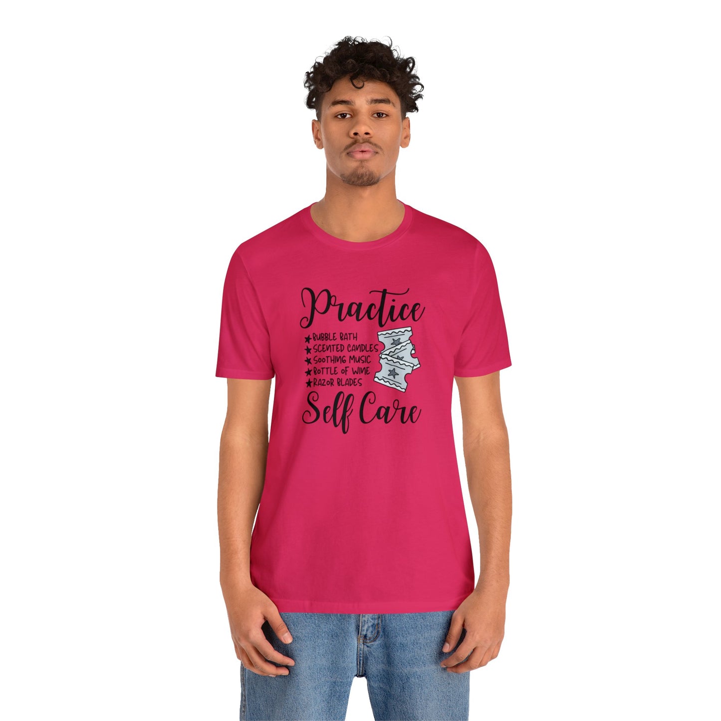 "Practice Self Care" Unisex Short Sleeve Tee
