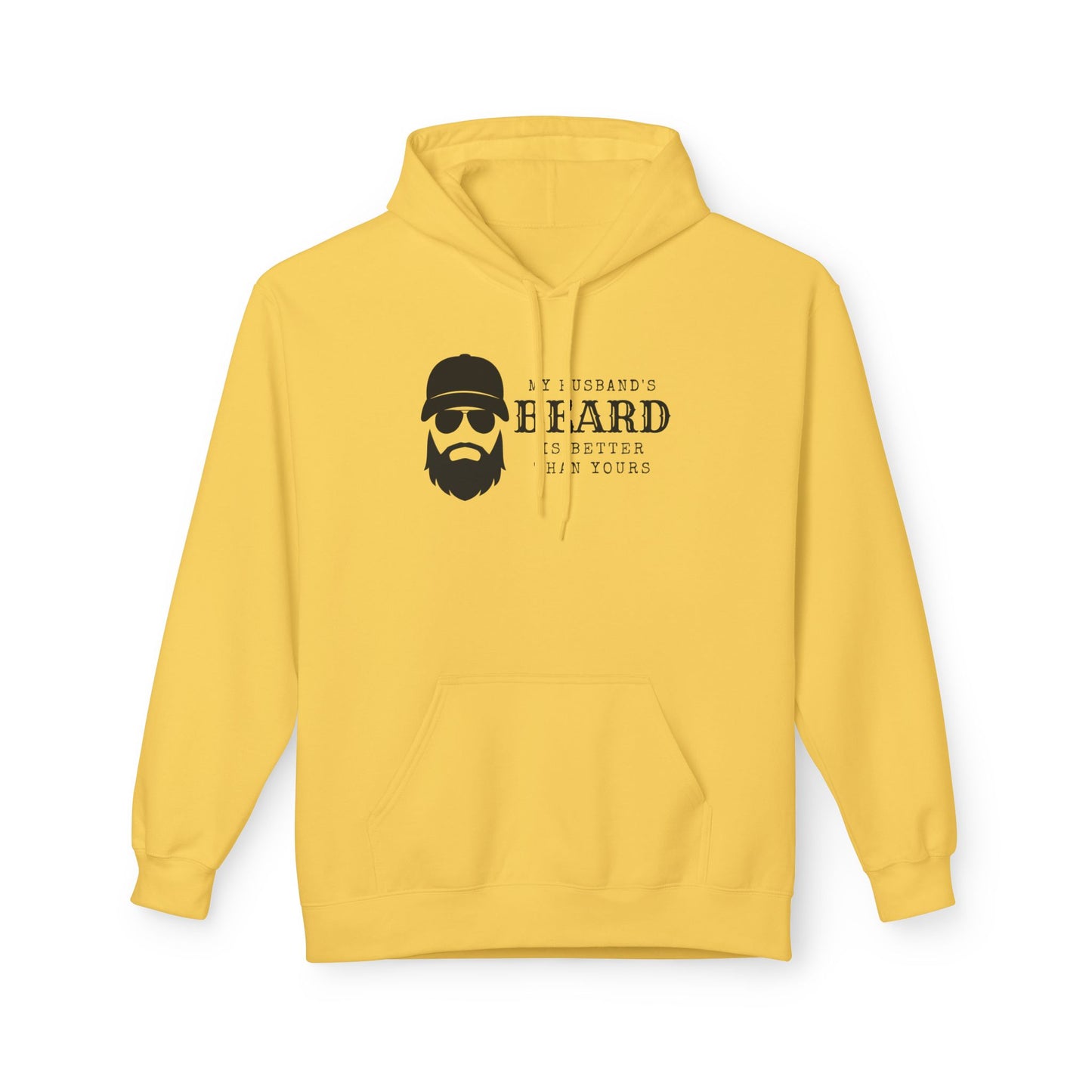 My Husband's Beard Fleece Hoodie
