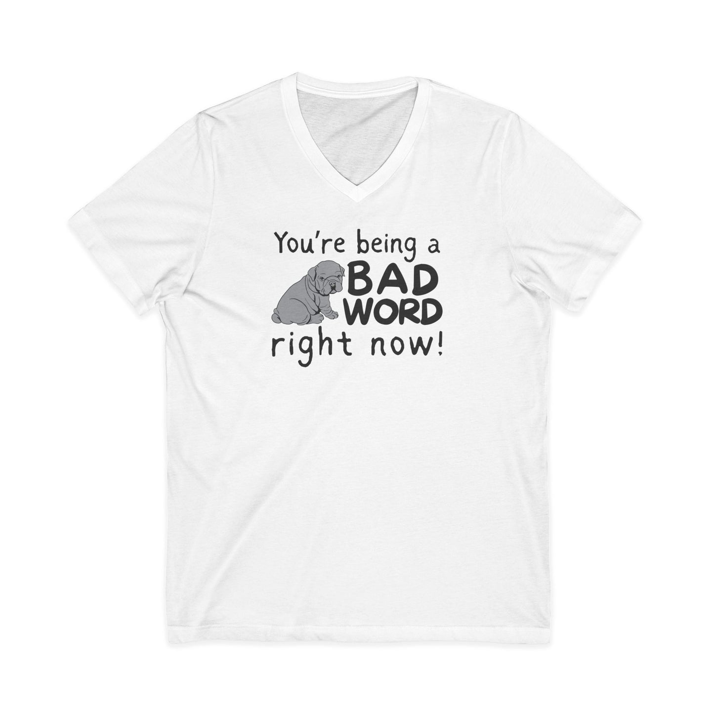 Bad Word V-Neck T-Shirt