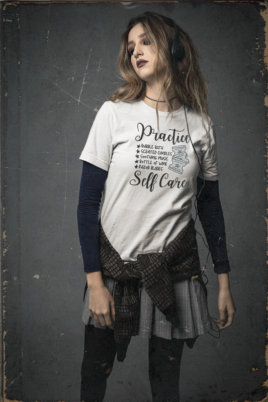 "Practice Self Care" Unisex Short Sleeve Tee