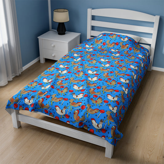 "C**ksucker" Velveteen Plush Blanket