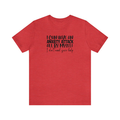 "Anxiety Attack" Unisex Short Sleeve Tee