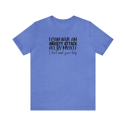 "Anxiety Attack" Unisex Short Sleeve Tee