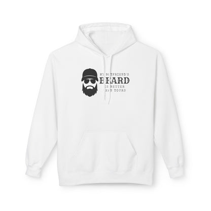 My Boyfriend's Beard Fleece Hoodie